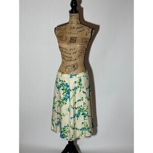 Vintage ann taylor long y2k 2000’s floral skirt size 8